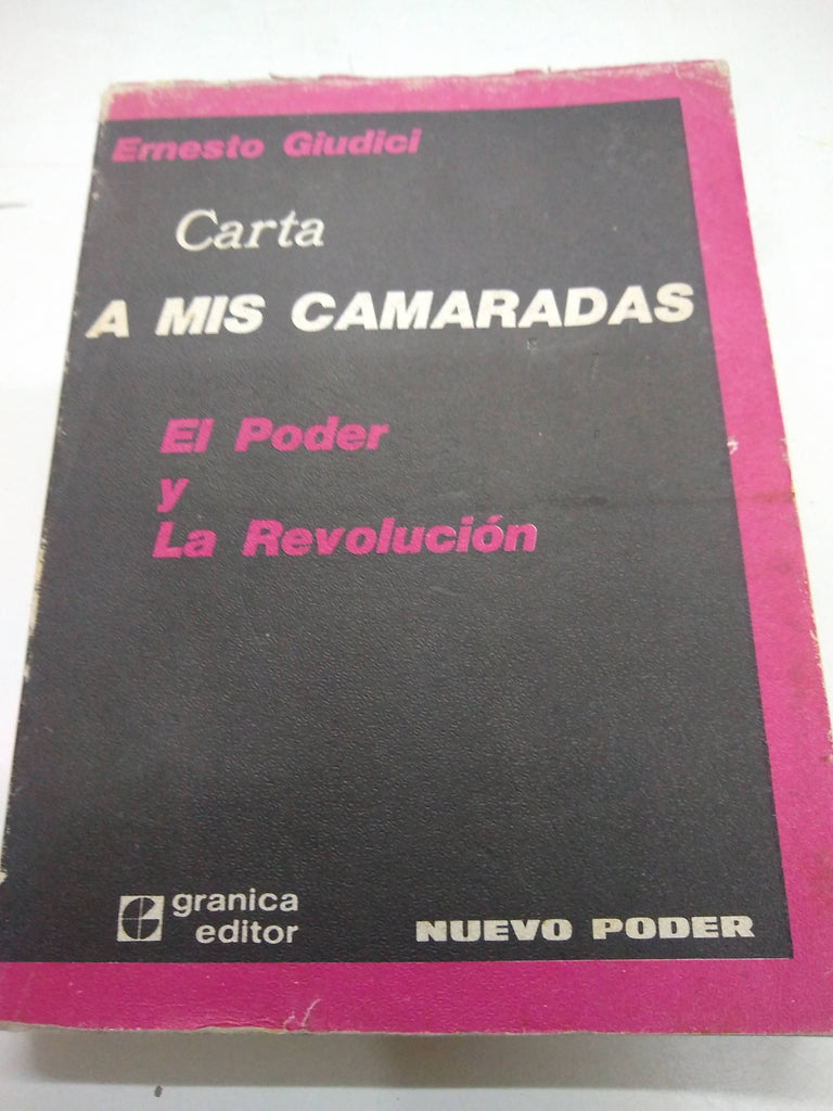 Carta a mis camaradas