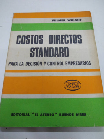 Costos directos standard