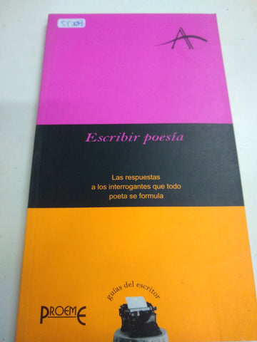 Escribir Poesia