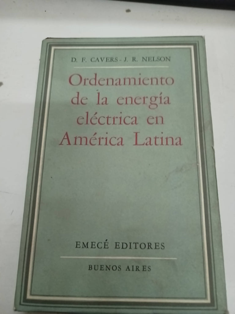 Ordenamiento de la energía eléctrica en america latina