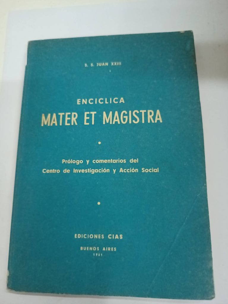 Enciclica mater et magistra