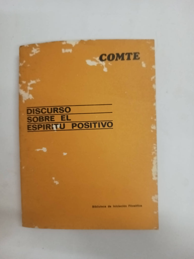 Discurso sobre el espiritu positivo