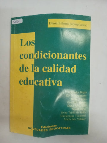 Condicionantes de la calidad educativa