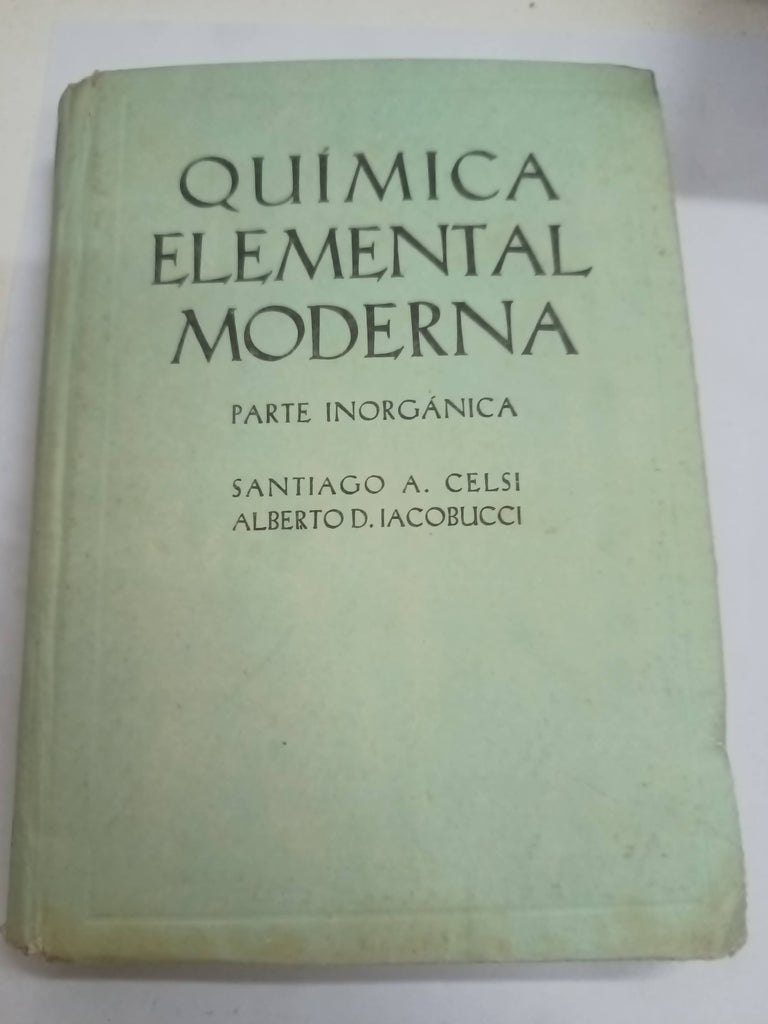 Química elemental moderna inorgánica