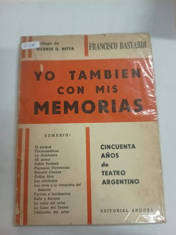 Yo también con mis memorias