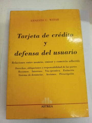 Tarjeta De Credito Y Defensa Del Usuario