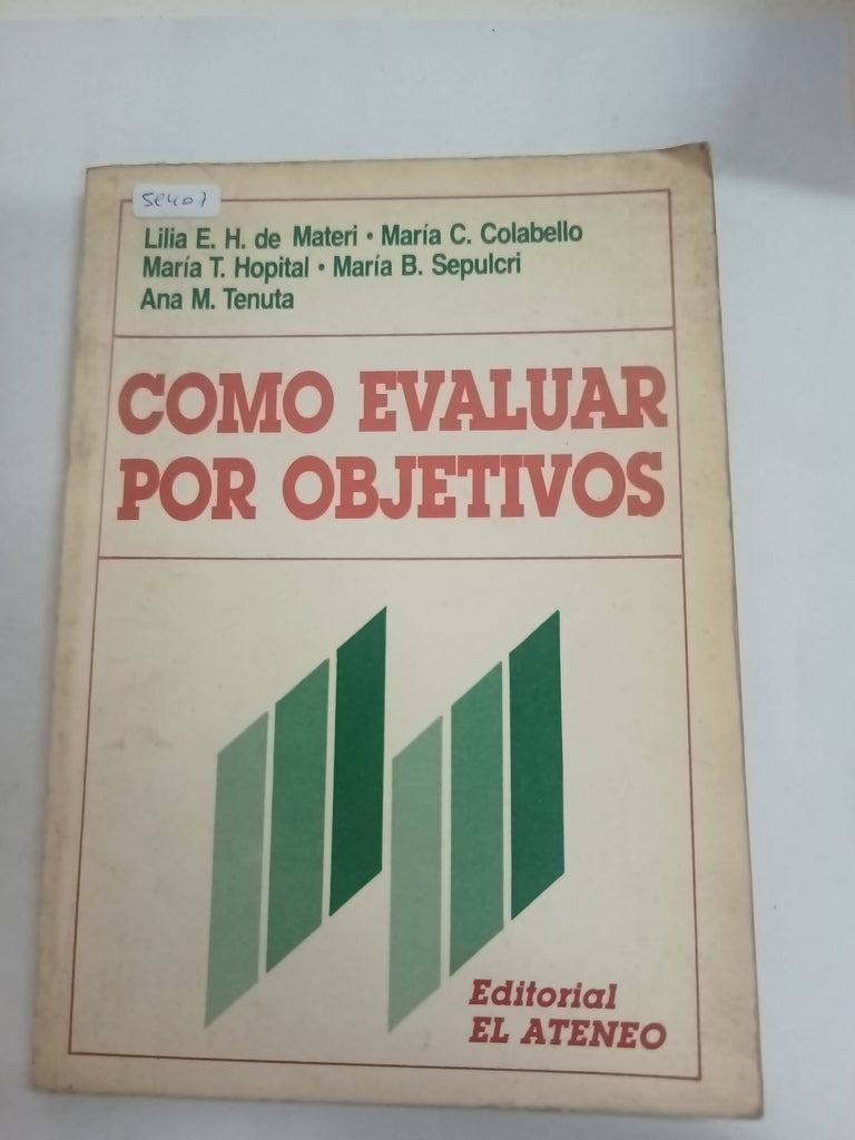 Como evaluar por objetivos