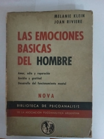 Las emociones basicas del hombre