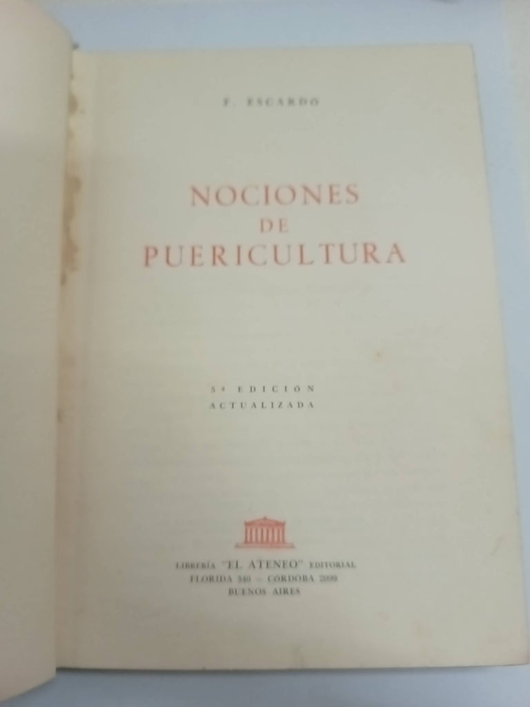 Nociones de puericultura