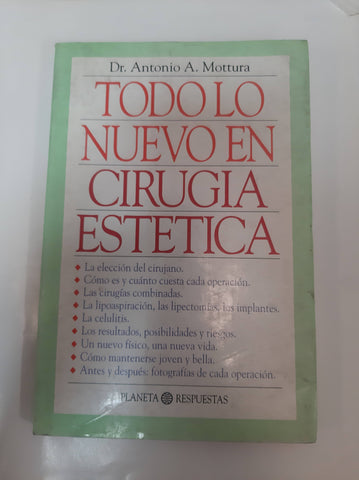 Todo lo nuevo en cirugia estetica