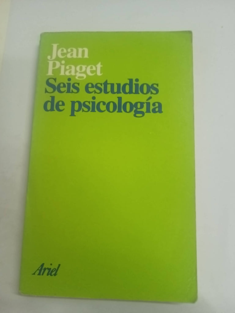 Seis estudios de psicologia