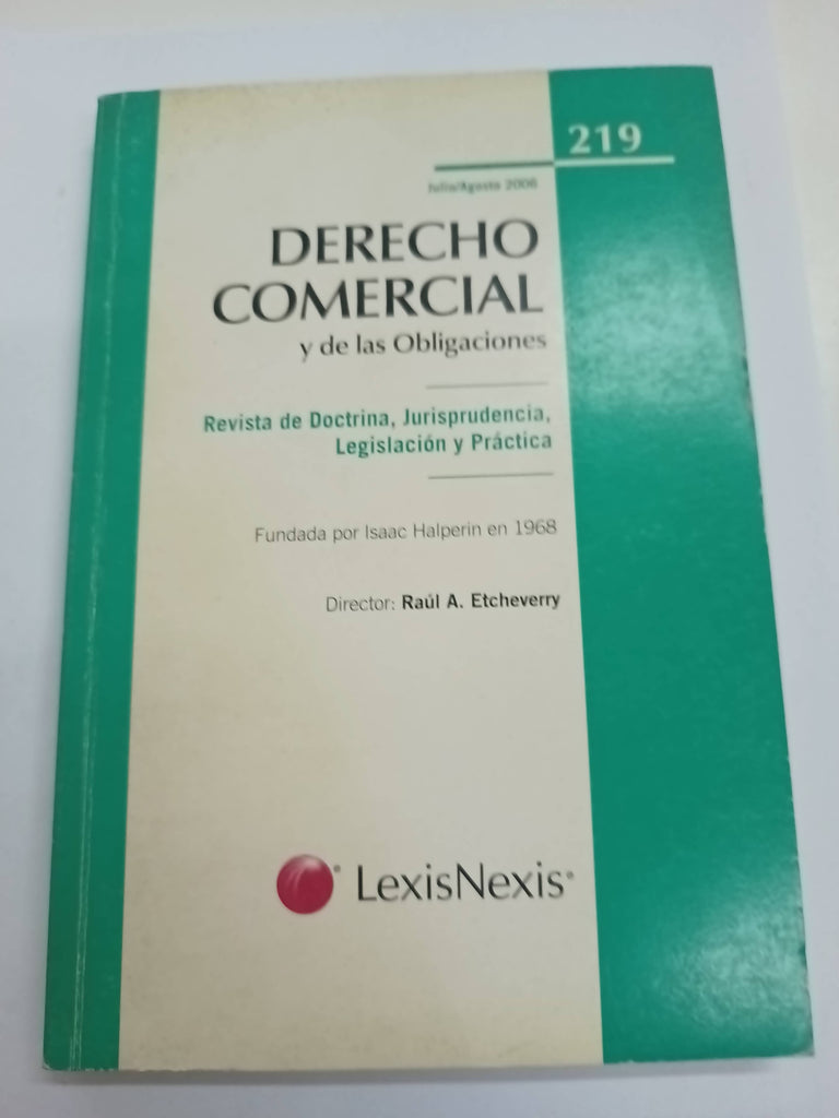 Revista derecho comercial y de las obligaciones 219