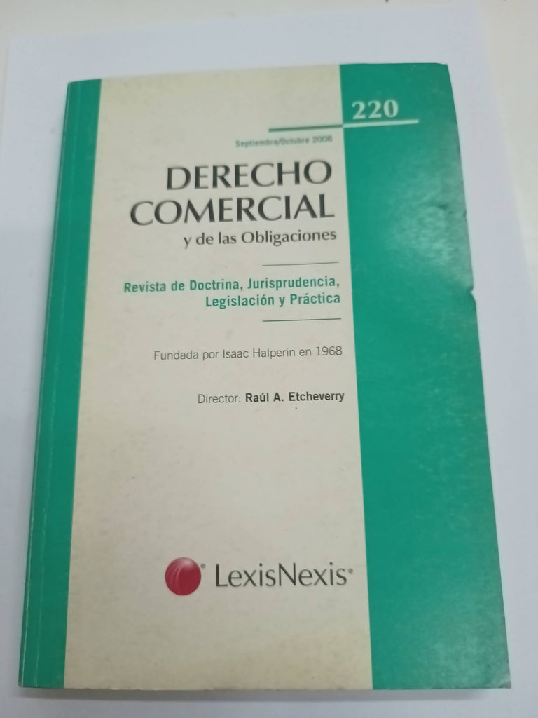 Revista derecho comercial y de las obligaciones 220