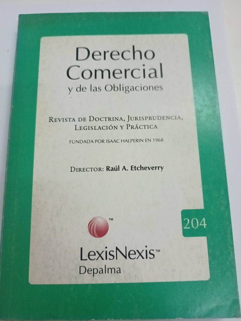 Revista derecho comercial y de las obligaciones 204