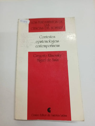 Corrientes espistemológicas contemporáneas