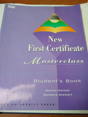 New First Certificate Masterclass Student's Book