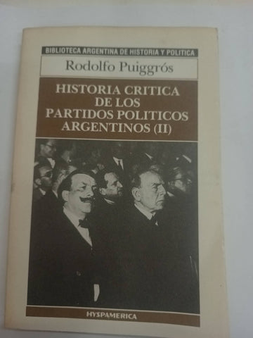 Historia critica partidos politicos arg ii