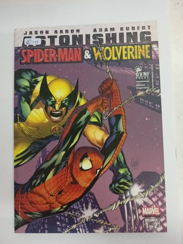 Imagen de archivo de ASTONISHING SPIDER MAN & WOLVERINE - VOL. 1 DE 2 (Spanish Edition) a la venta por Iridium_Books