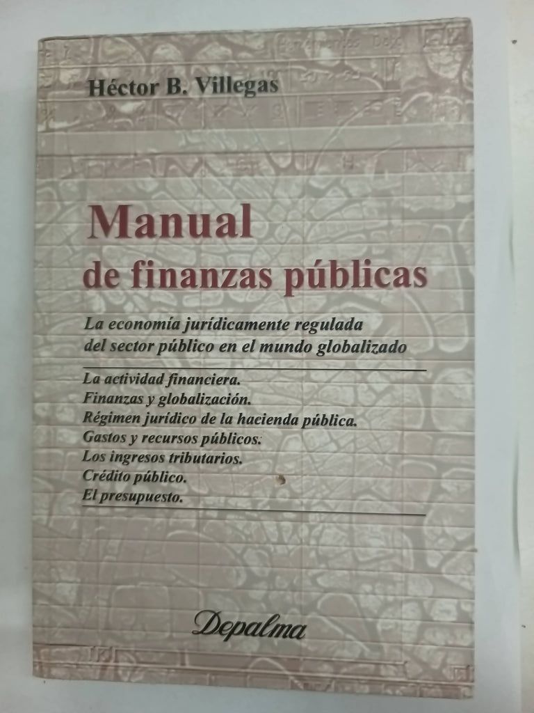 Manual de finanzas públicas