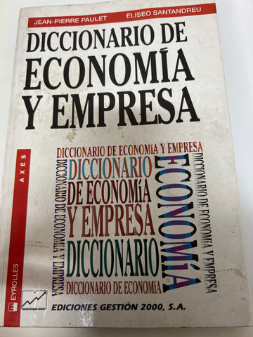 Diccionario de economía y empresa