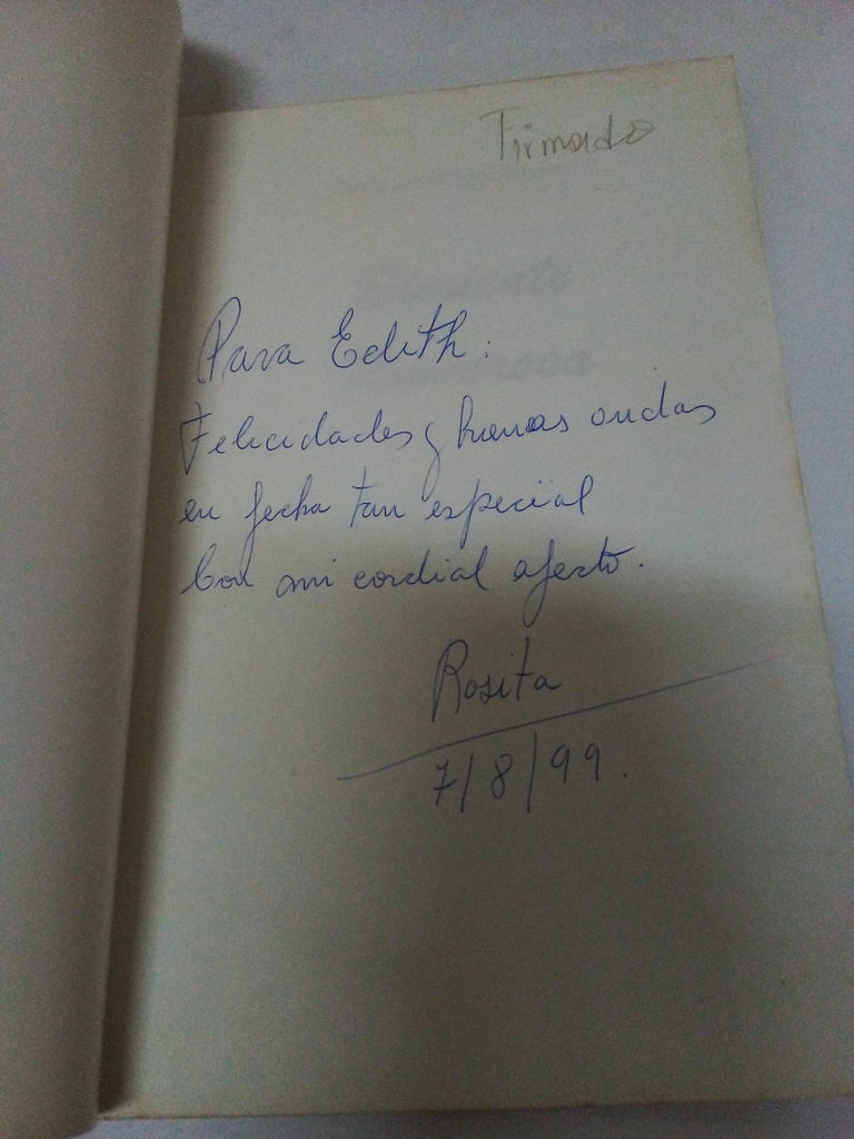 Simiente rumorosa (Firmado por el autor)