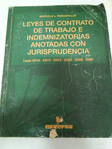 Leyes De Contrato De Trabajo E Indemnizatorias