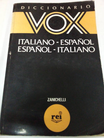 Diccionario vox italiano español