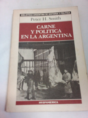 Carne y politica en la Argentina