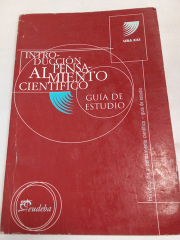 Introduccion al pensamiento cientifico