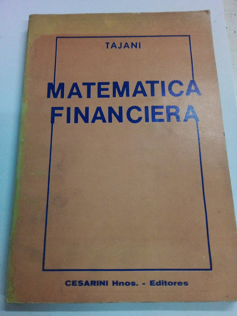 Matematica financiera