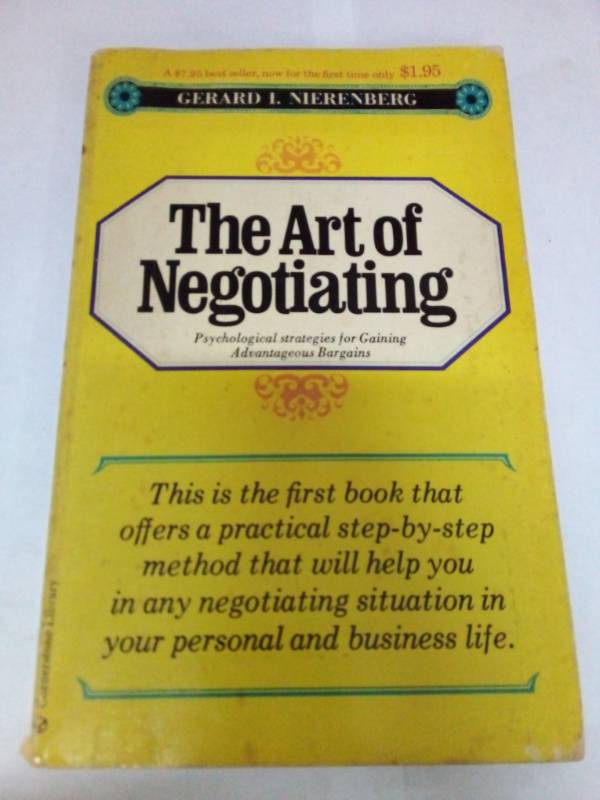 The art of negotiating