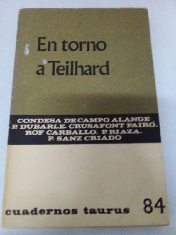 En torno a Teilhard