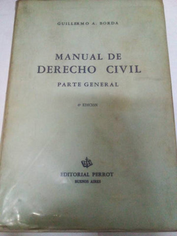 Manual de derecho civil parte general