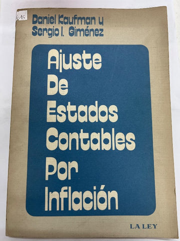 Ajuste de estados contables por inflacion