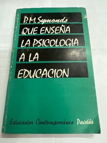 Que enseña la psicologia a la educacion