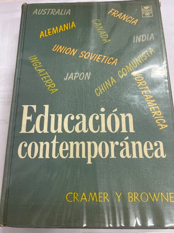 Educación contemporánea. Estudio comparativo de sistemas nacionales