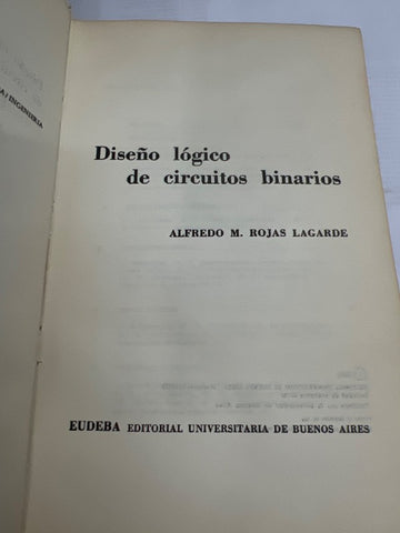 Diseño logico de circuitos binarios