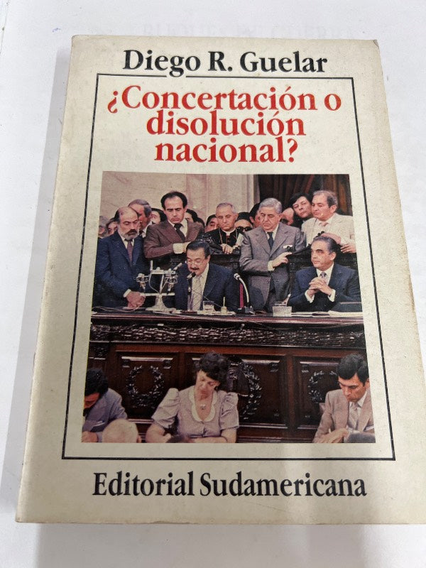 Consertacion o disolucion nacional?