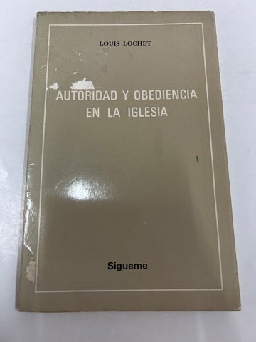 Autoridad y obediencia en la iglesia