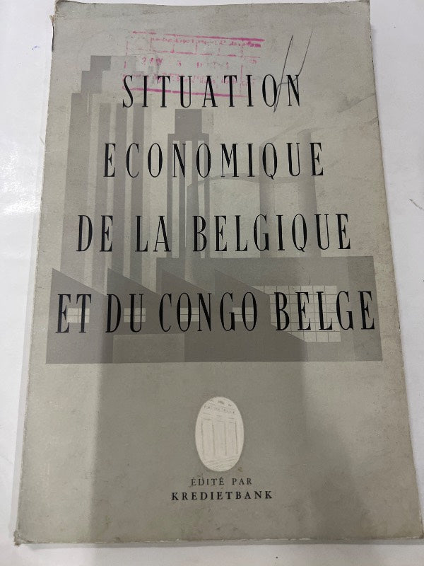 Situation economique de la belgique et du congo belge