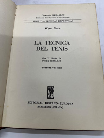 La tecnica del tenis