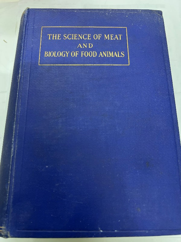 The science of meat and biology of food animals