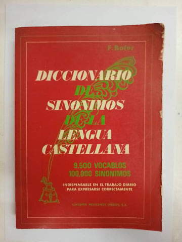 Diccionario de sinonimos de la lengua castellana