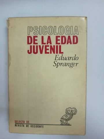 Psicologia de la edad juvenil