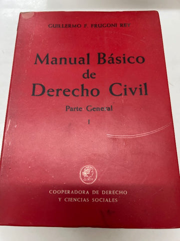 Manual basico de derecho civil parte general 1