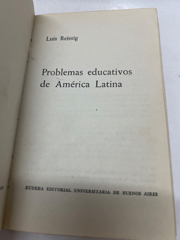 Problemas educativos de América latina