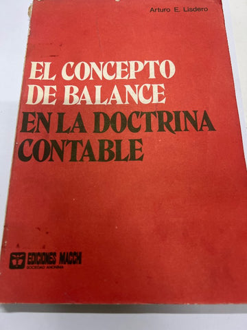 El concepto del balance en la doctrina contable