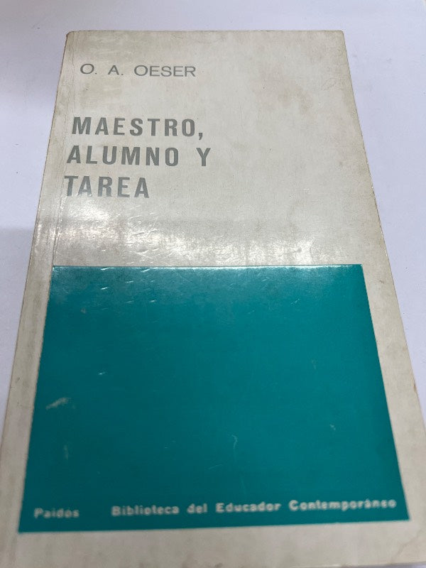 Maestro, alumno y tarea