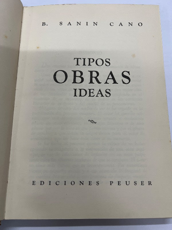 Tipos obras ideas