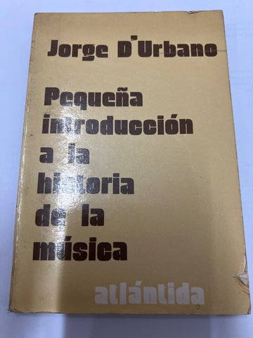 Pequeña introduccion a la historia de la musica